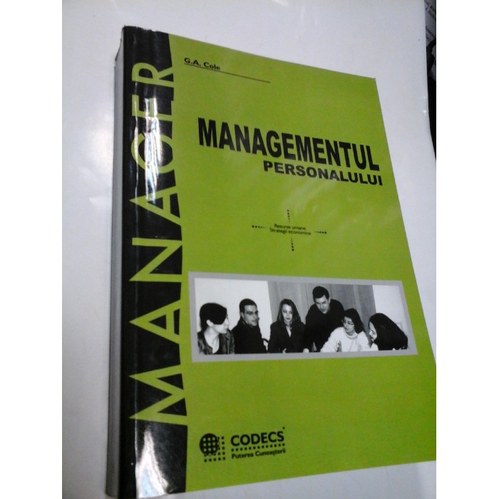 MANAGEMENTUL PERSONALULUI